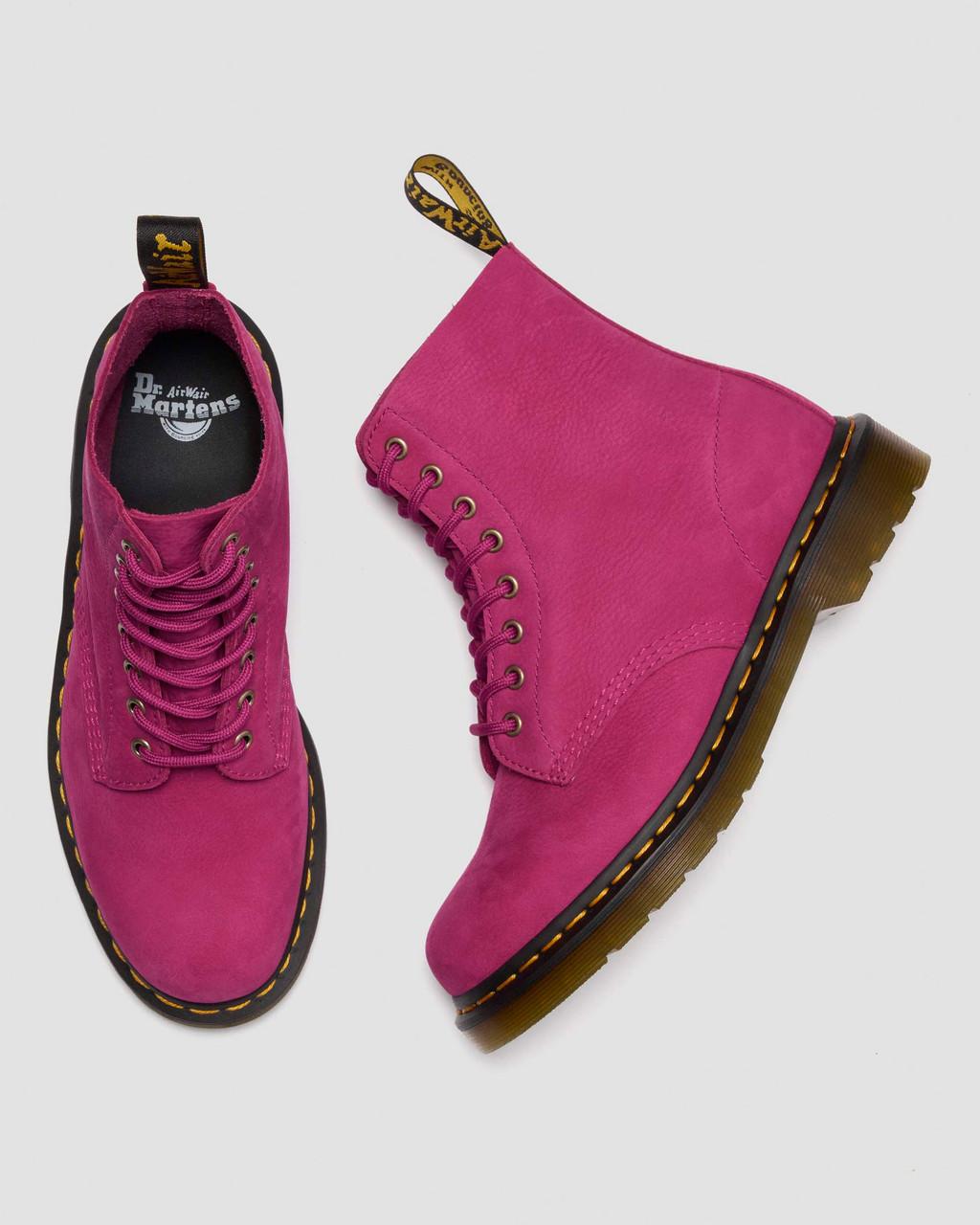 1460 MILLED NUBUCK LACE UP BOOTS