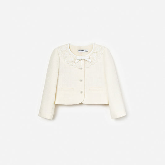 Cream Boucle Jacket