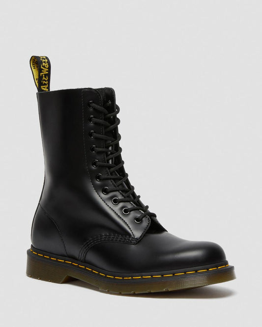 1490 Smooth Leather High Lace Up Boots