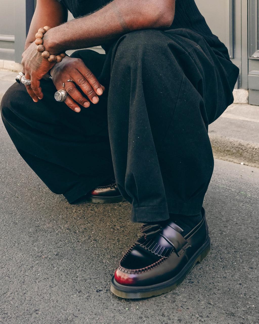 Adrian Arcadia Leather Tassel Loafers