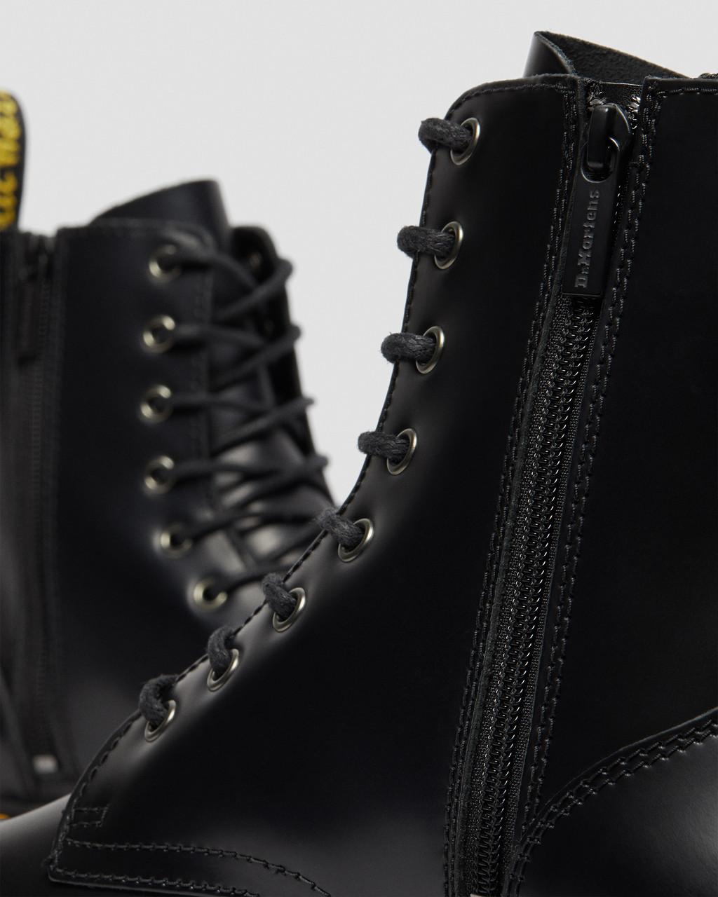 Jadon Smooth Leather Platform Boots
