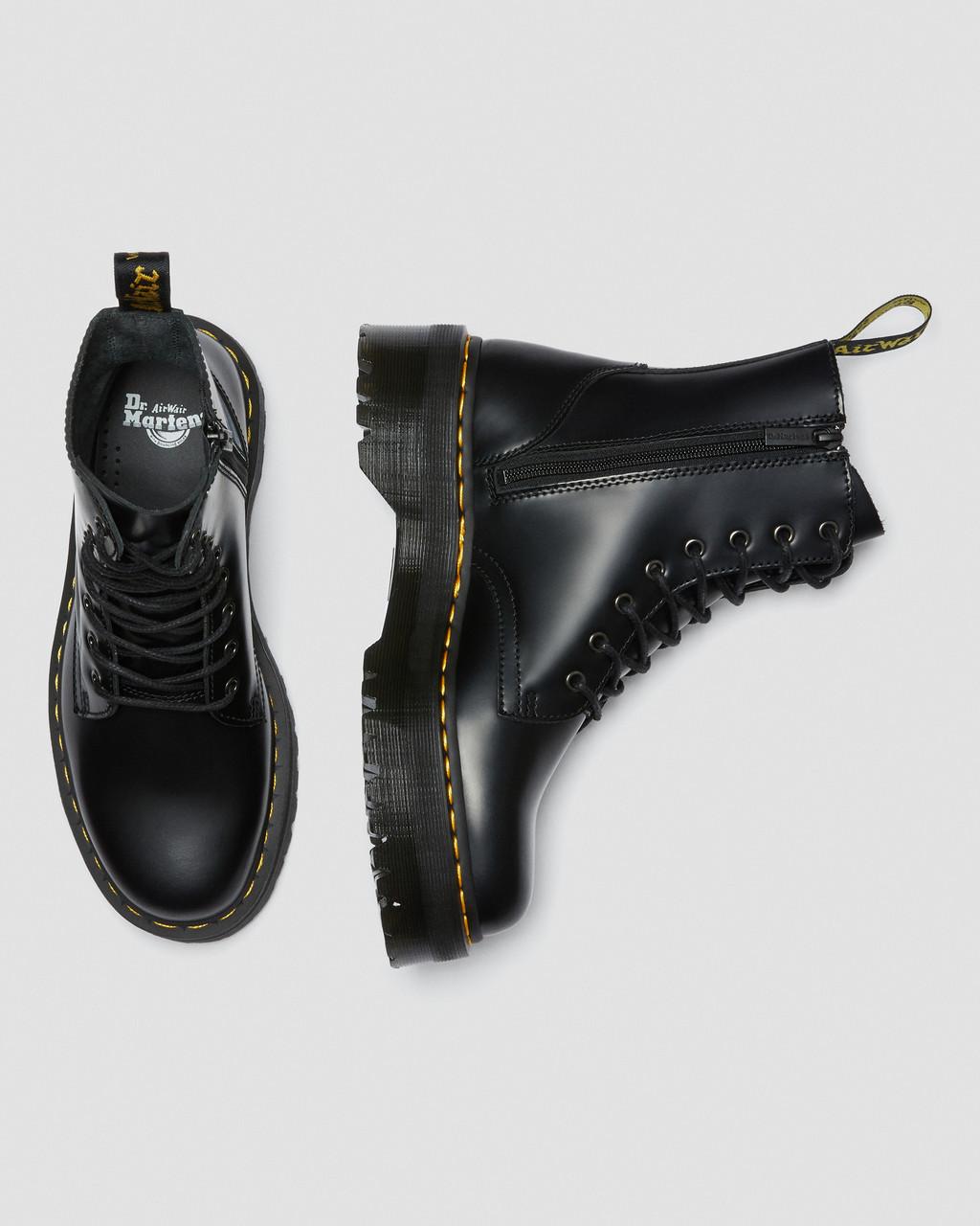 Jadon Smooth Leather Platform Boots