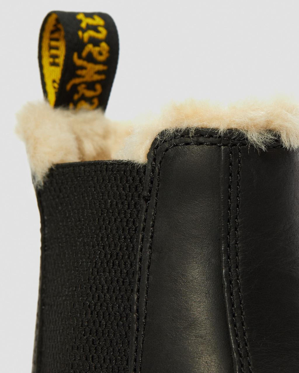 2976 Leonore Faux Fur Lined Burnished Chelsea Boots