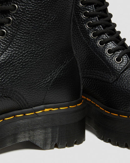 Sinclair Milled Nappa Leather Platform Boots