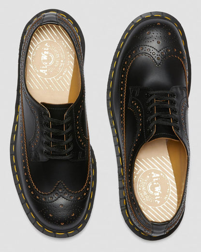 Vintage 3989 Quilon Leather Brogue Shoes