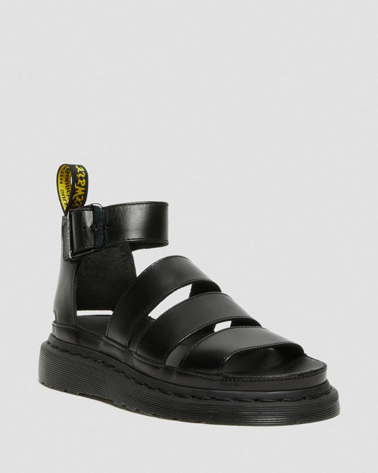 CLARISSA II LEATHER STRAP SANDALS