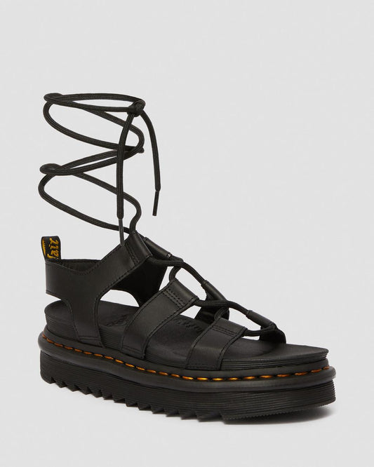 Nartilla Hydro Leather Lace Up Gladiator Sandals