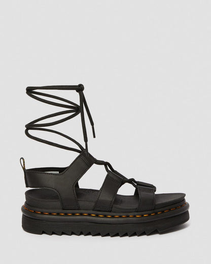 Nartilla Hydro Leather Lace Up Gladiator Sandals