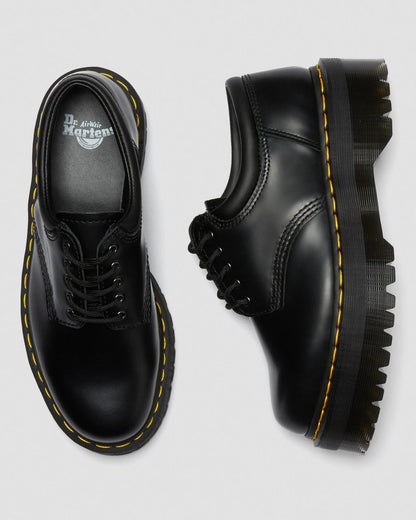 8053 Quad Smooth Leather Platform Shoes