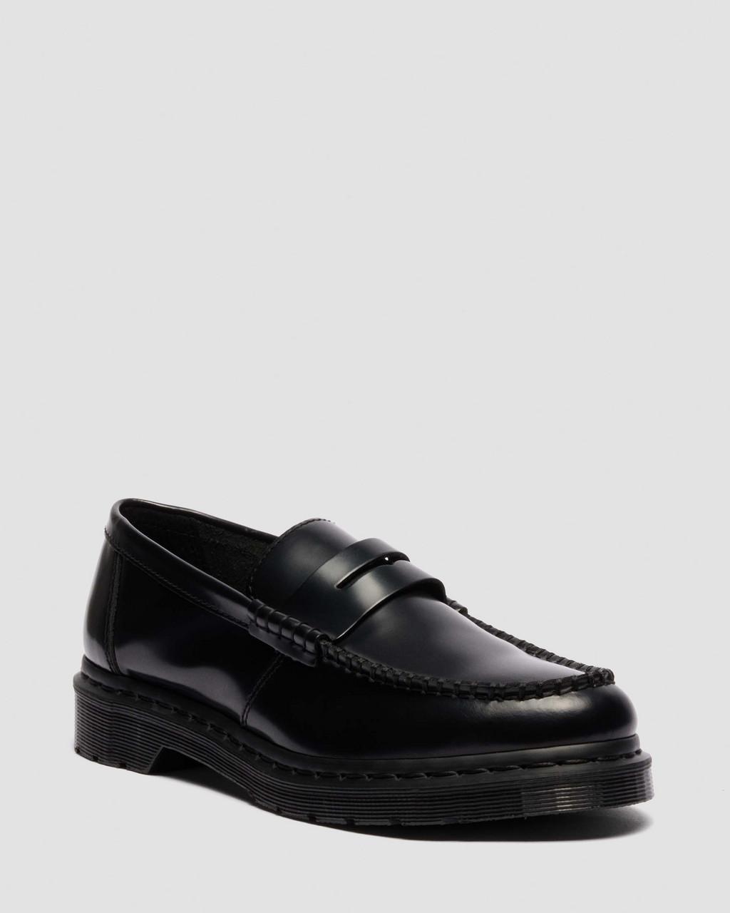 PENTON MONOCHROME SMOOTH LEATHER LOAFERS