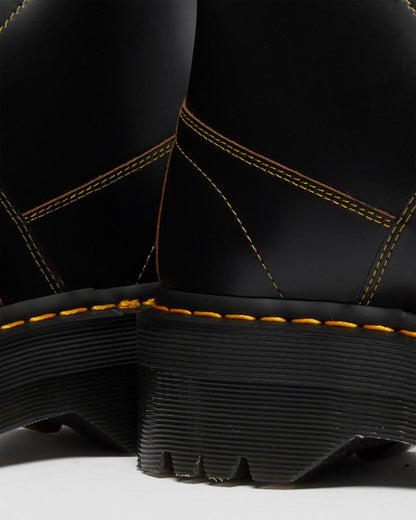 Church Quad Leather Platform Monkey Boots