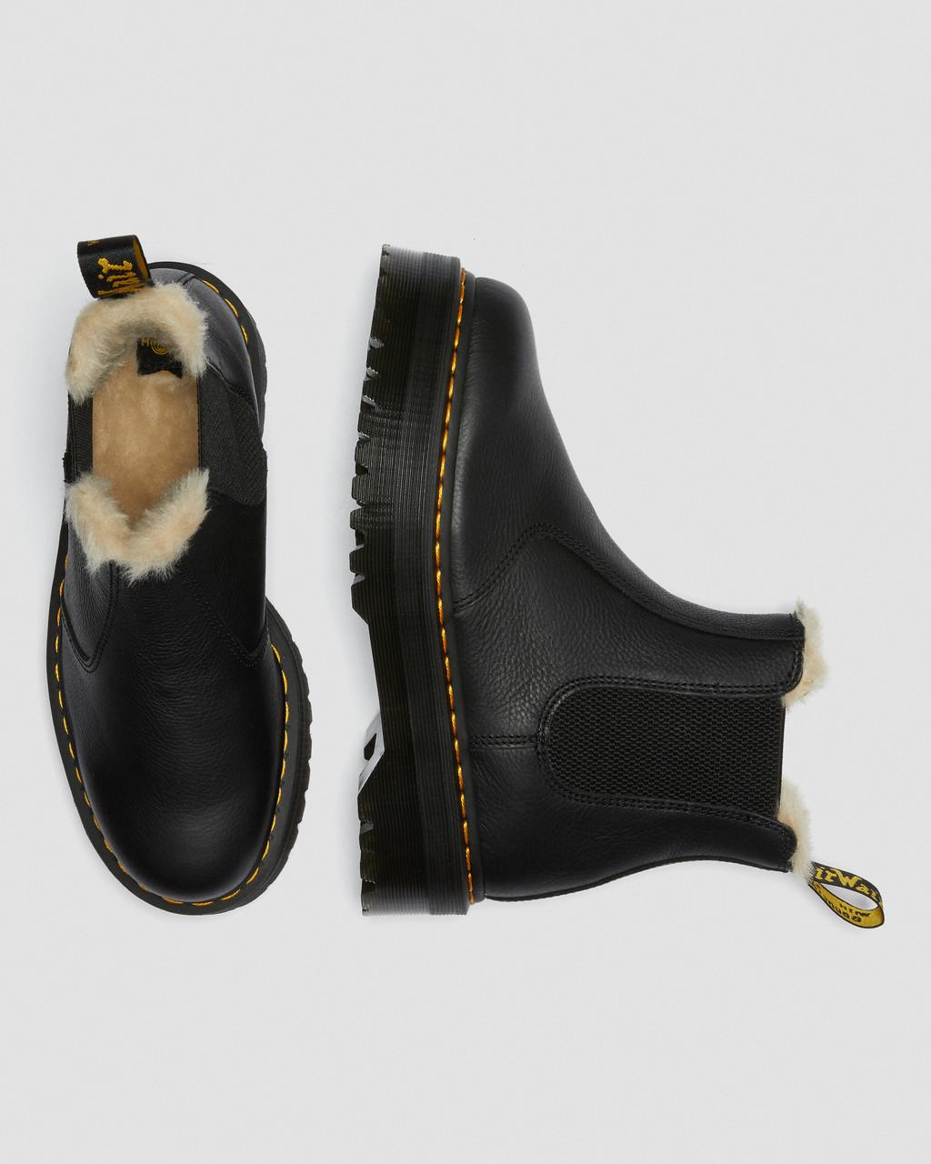 2976 Quad Fur Lined Platform Chelsea Boots