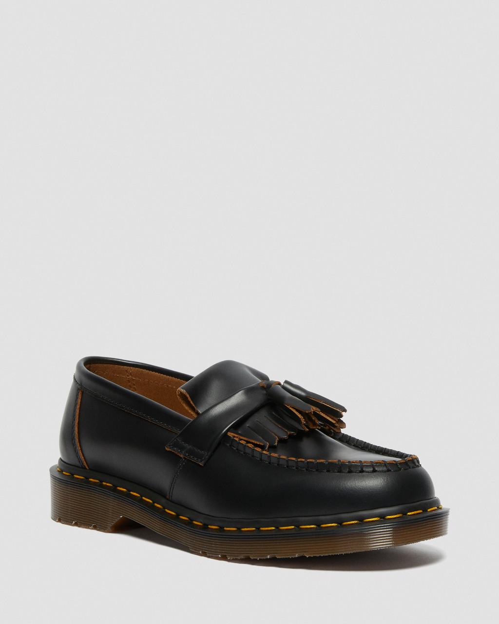Vintage Adrian Quilon Leather Tassel Loafers