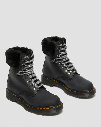 1460 Serena Collar Faux Fur Lined Ankle Boots