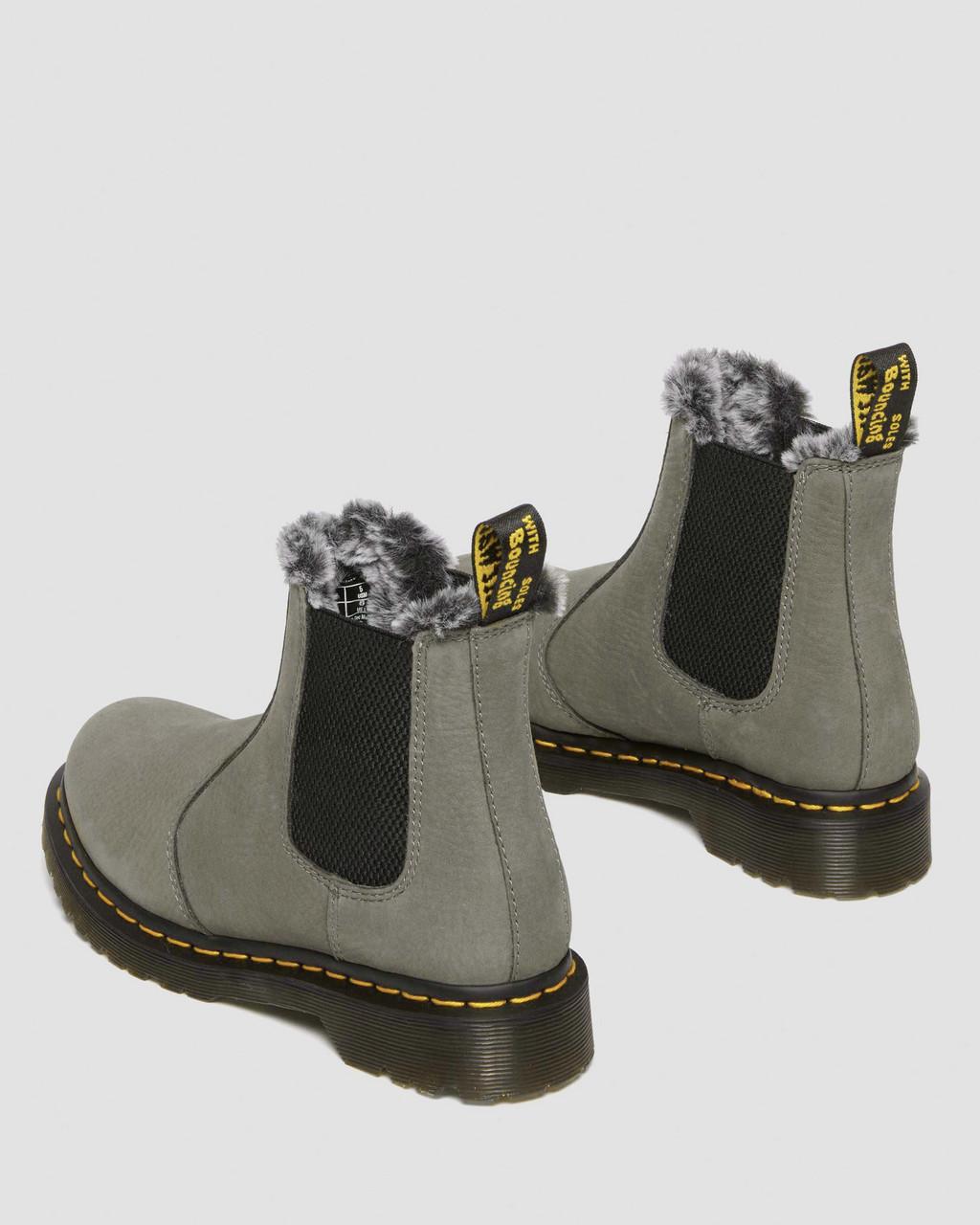 2976 Leonore Faux Fur Lined Nubuck Chelsea Boots