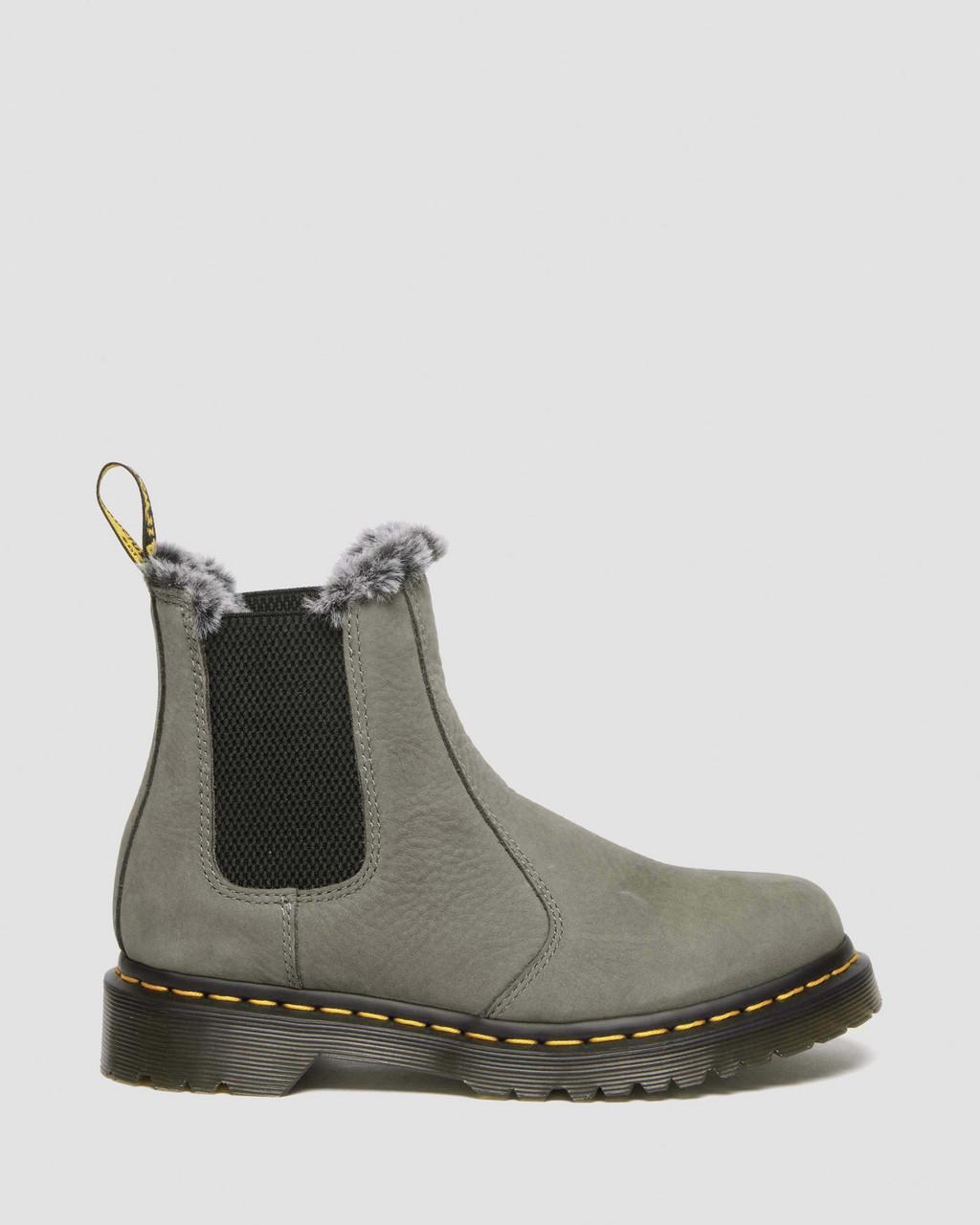 2976 Leonore Faux Fur Lined Nubuck Chelsea Boots
