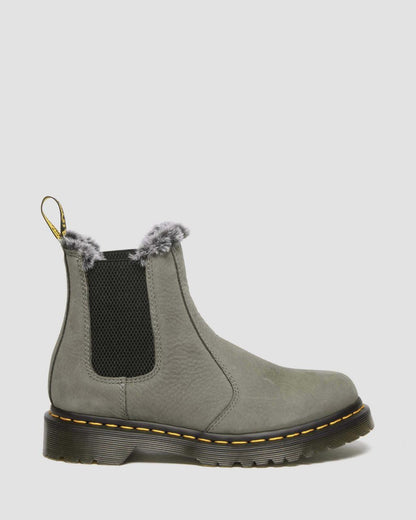 2976 Leonore Faux Fur Lined Nubuck Chelsea Boots