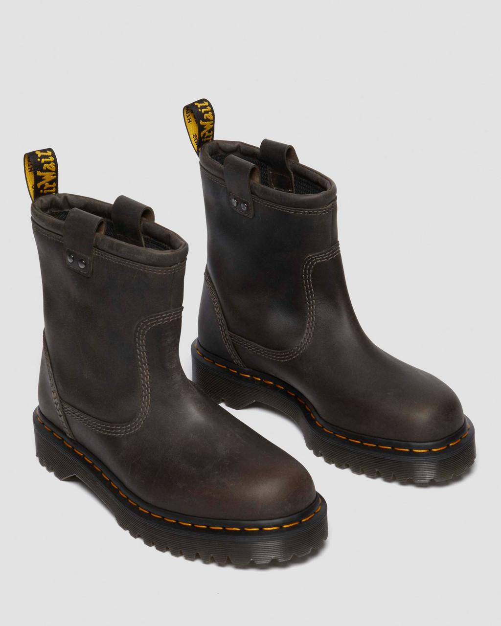 Anistone Lo Leather Biker Boots