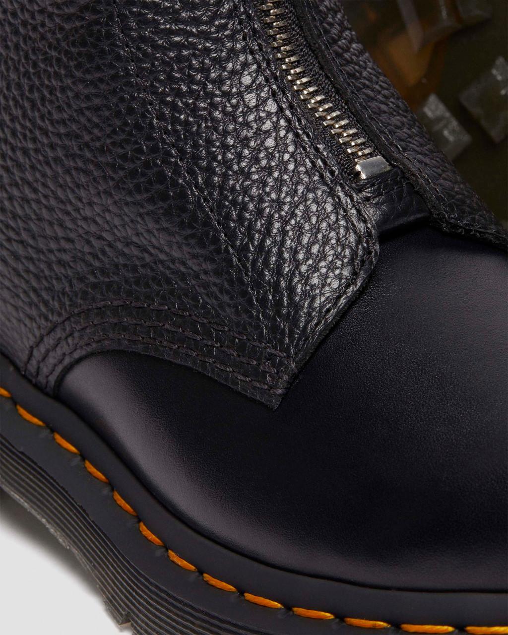 1460 Pascal Front Zip Leather Boots