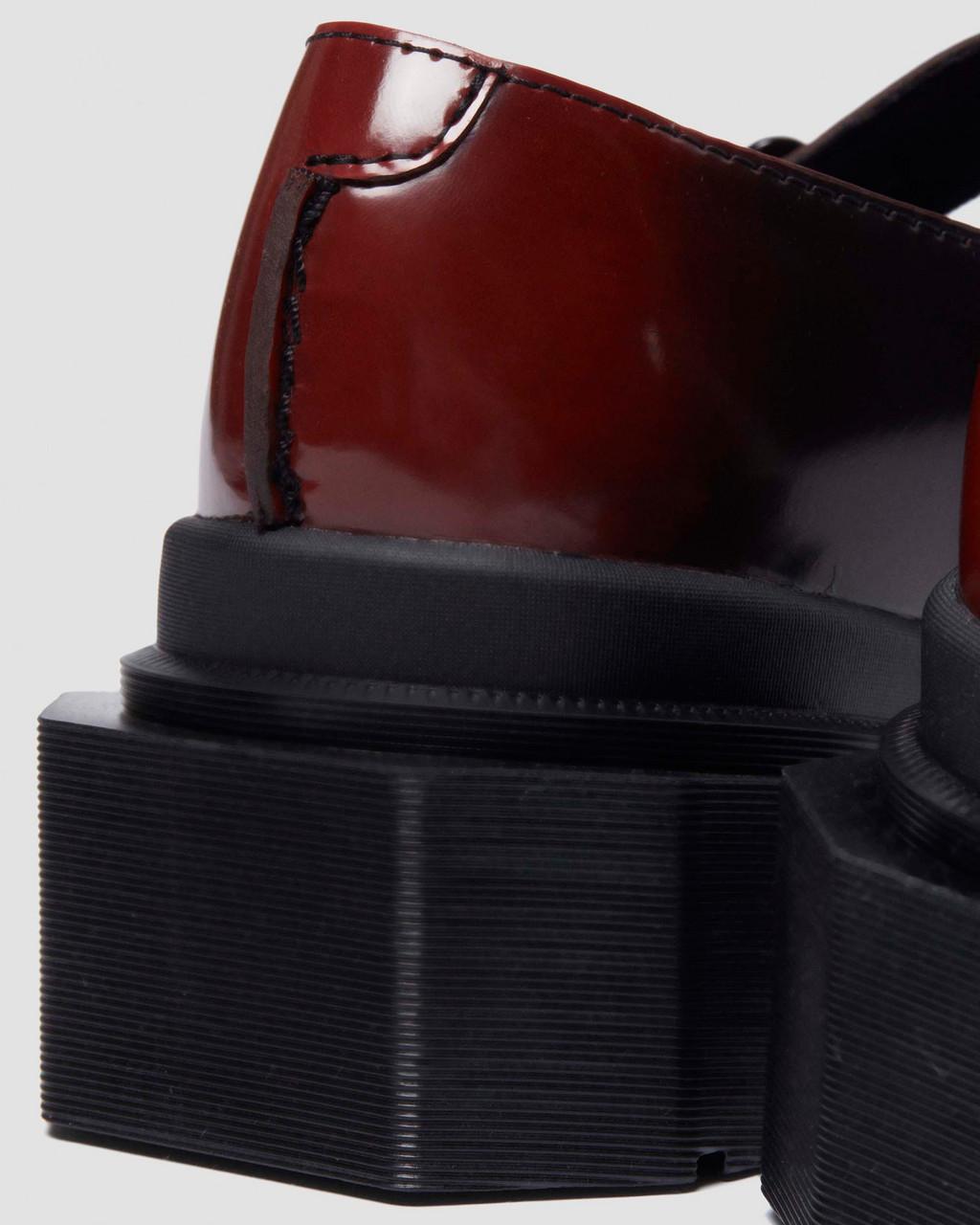 Maybole Square Toe Leather Mary Jane Shoes