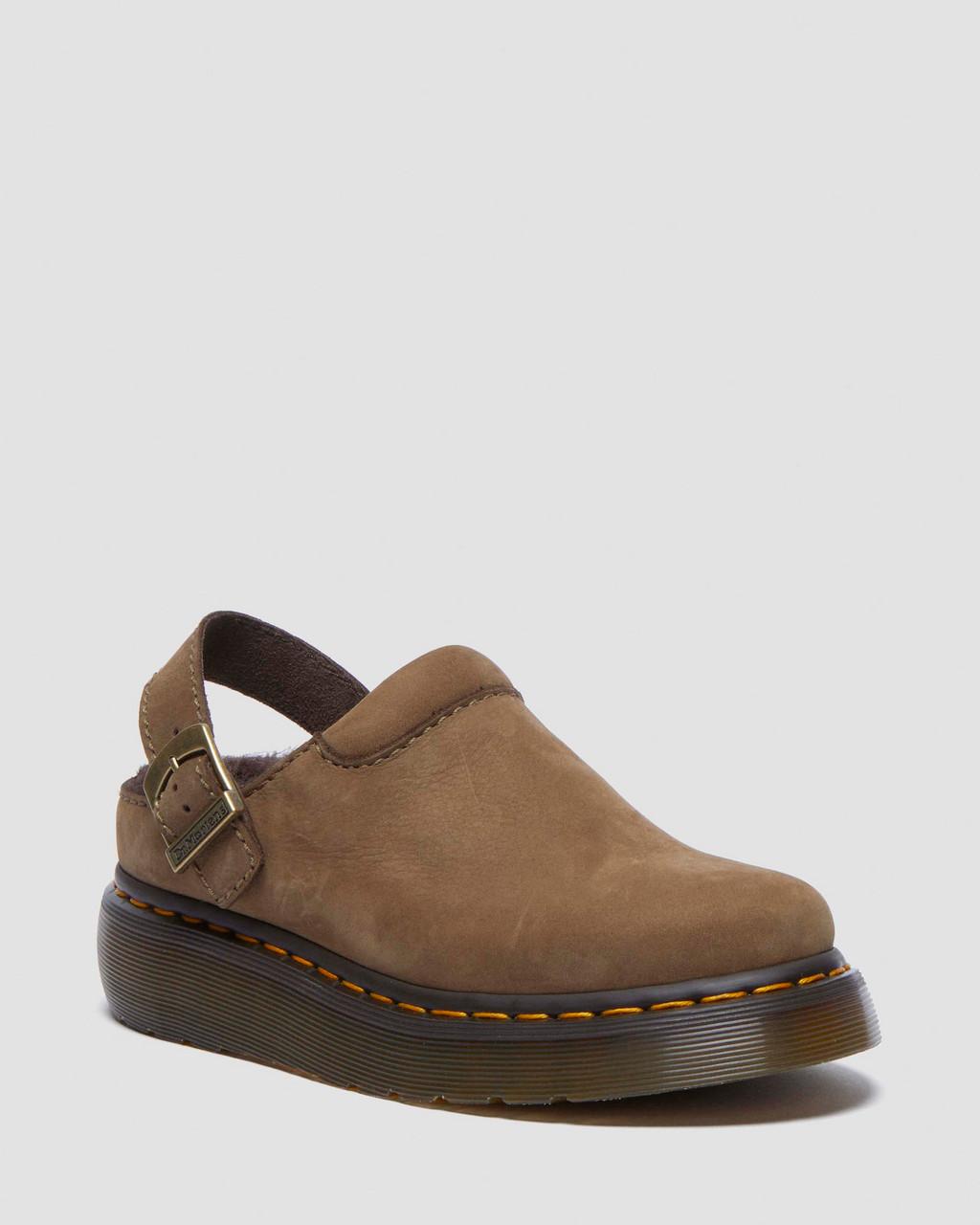 Laketen Faux Fur Lined Platform Mules