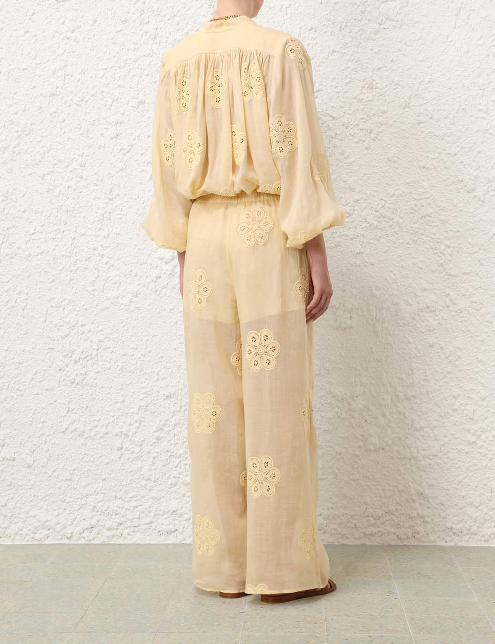 Acadian Embroidered Blouse