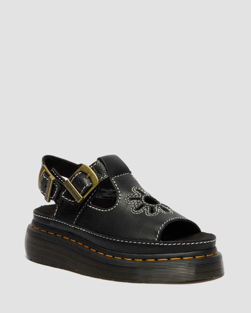 Dunnet Flower Full Grain Leather Sandals