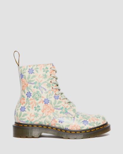 1460 Pascal Floral Reclaimed Leather Boots