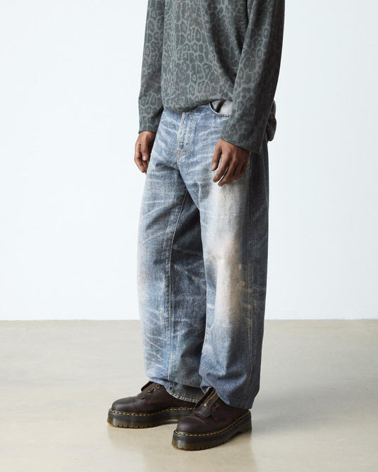 Sinclair Crazy Horse Leather Platform Boots