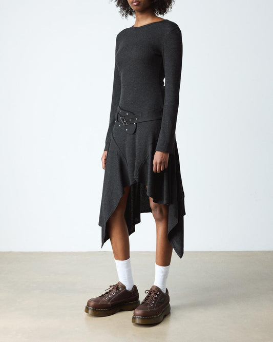 Buzz 5-Eye Grizzly Leather Shoes
