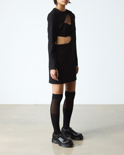 Rejena Mary Jane Croc Emboss Leather Shoes