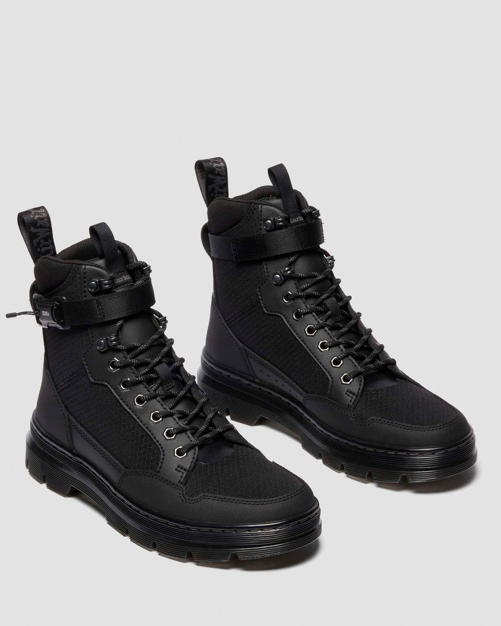 COMBS TECH MK.02 LEATHER & CANVAS UTILITY BOOTS