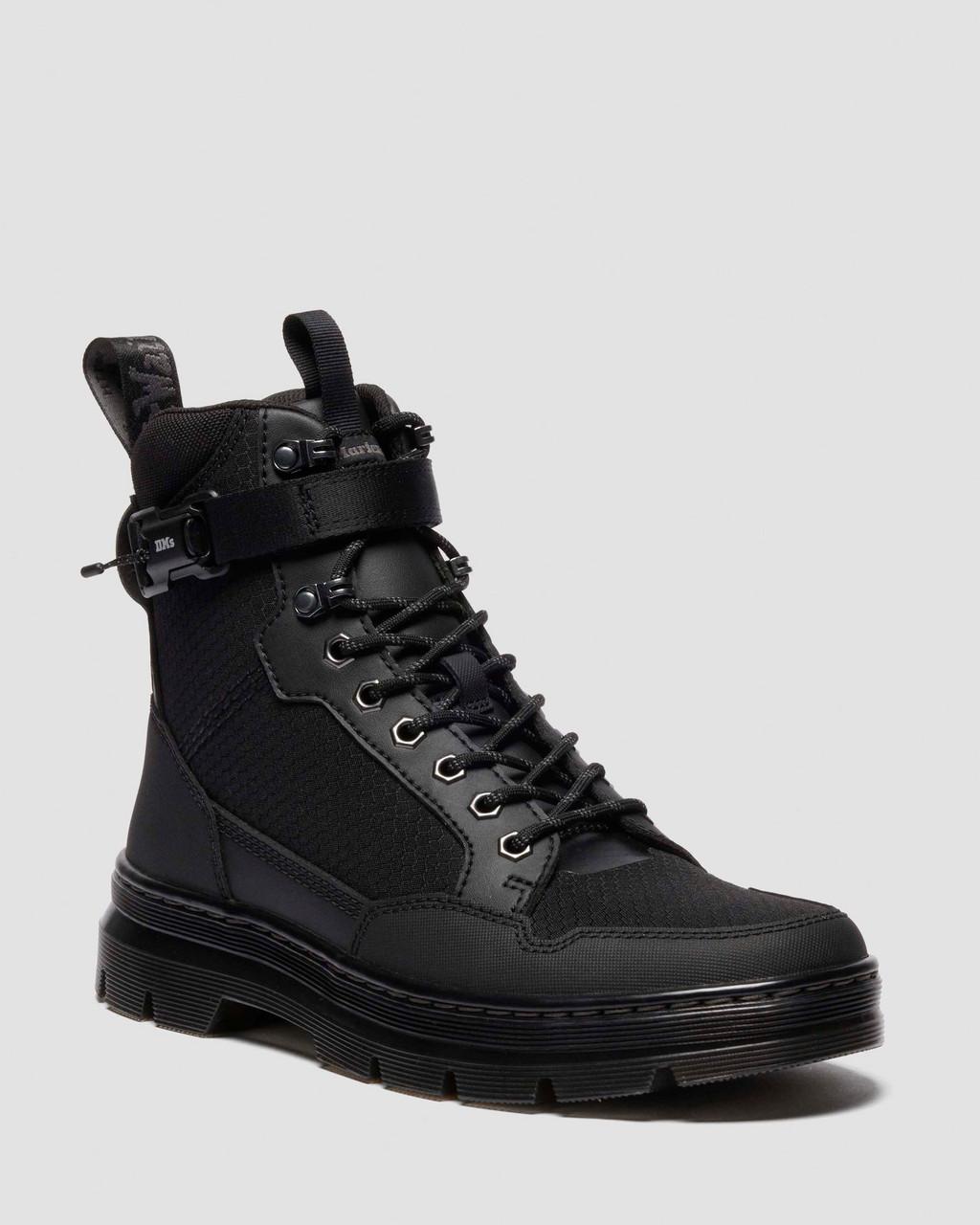 COMBS TECH MK.02 LEATHER & CANVAS UTILITY BOOTS