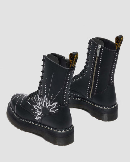 Jadon Hi Solar Flare Reclaimed Leather Platform Boots