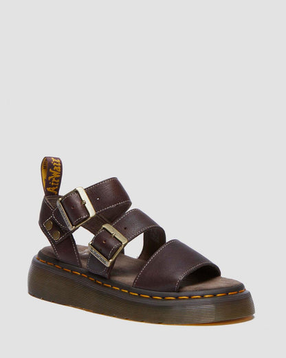 Gryphon Quad Grizzly Leather Sandals