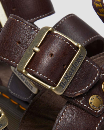 Gryphon Quad Grizzly Leather Sandals