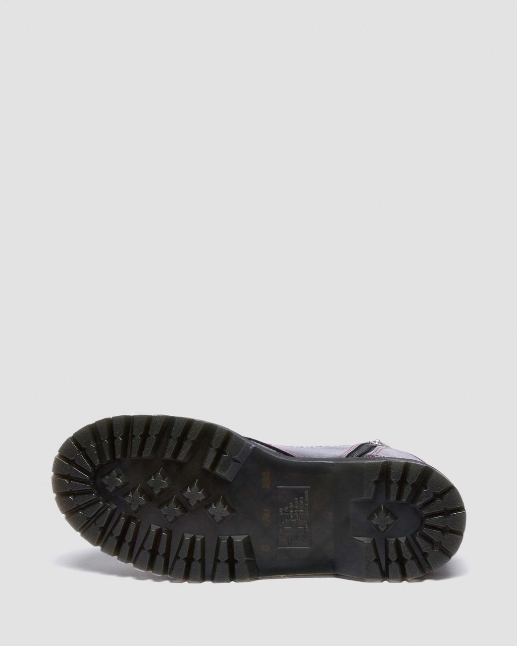 Jadon Distressed Patent Leather Platform Boots