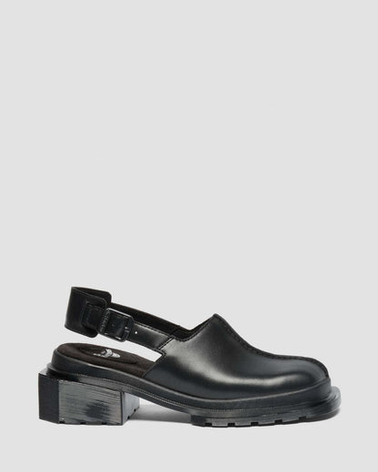 Maybole Square Toe Leather Mules