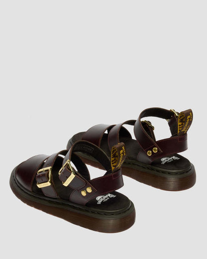 Gryphon Atlas Leather Gladiator Sandals