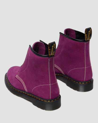 1460 LACELESS NUBUCK SLIP ON BOOTS