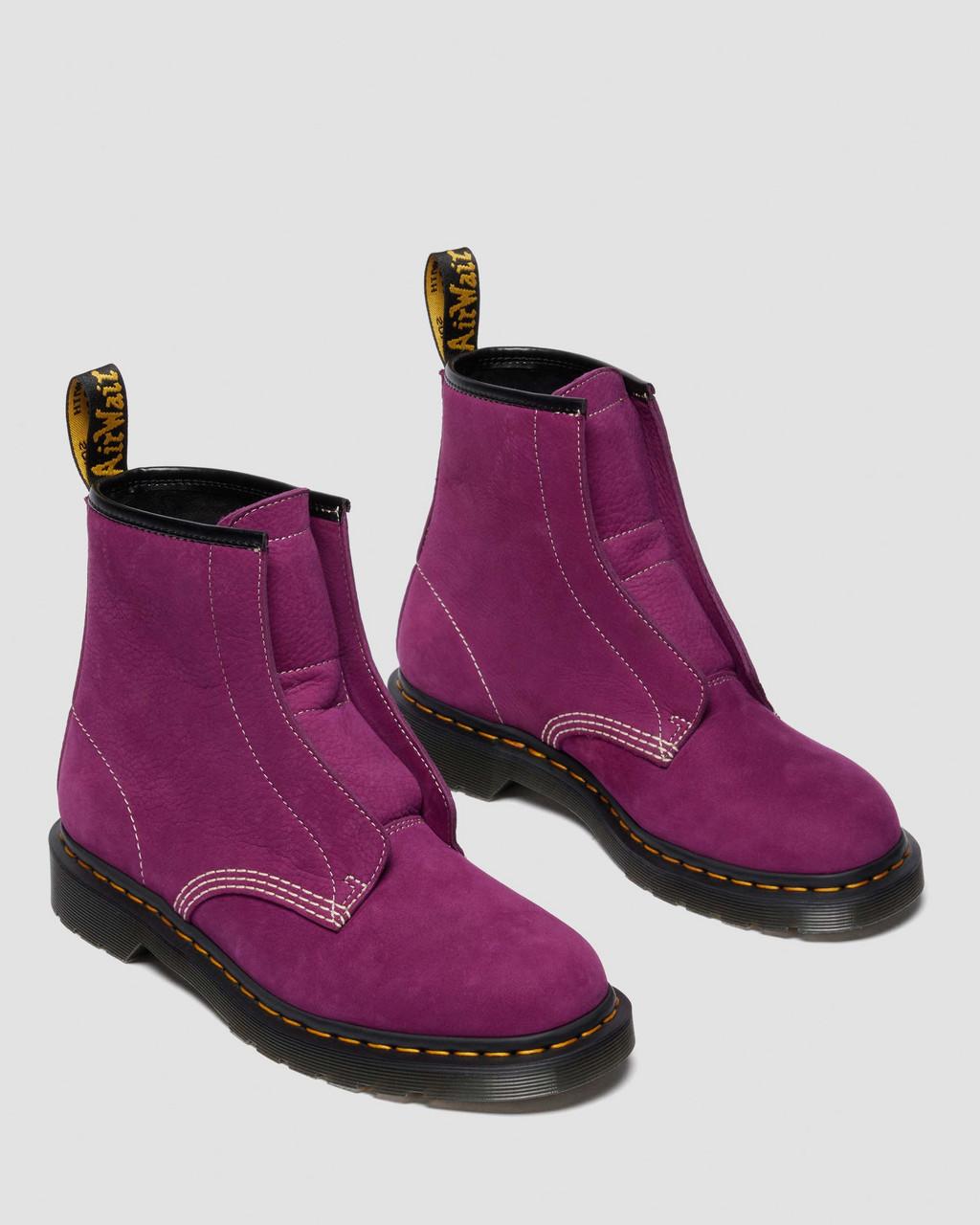 1460 LACELESS NUBUCK SLIP ON BOOTS
