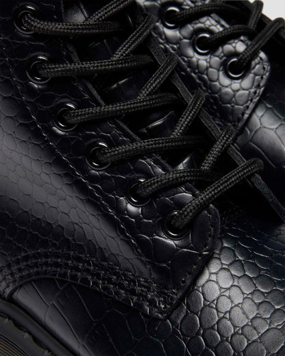 1460 Croc Emboss Leather Boots