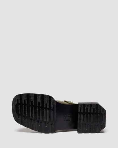 Maybole Mary Jane Square Toe Leather Shoes