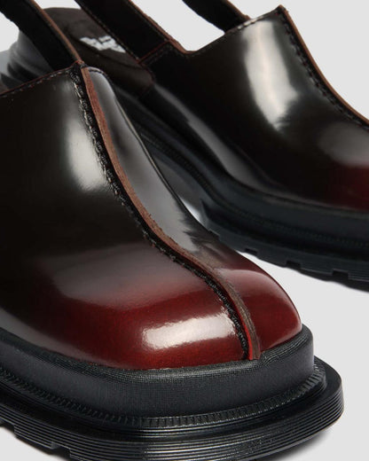Maybole Square Toe Rub Off Leather Mules