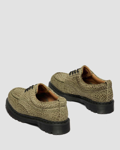 Lowell Hair On Leather Moc Toe Shoes