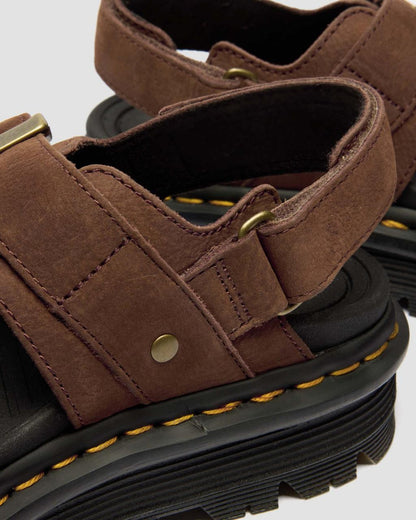 Zebzag Nubuck Platform Sandals