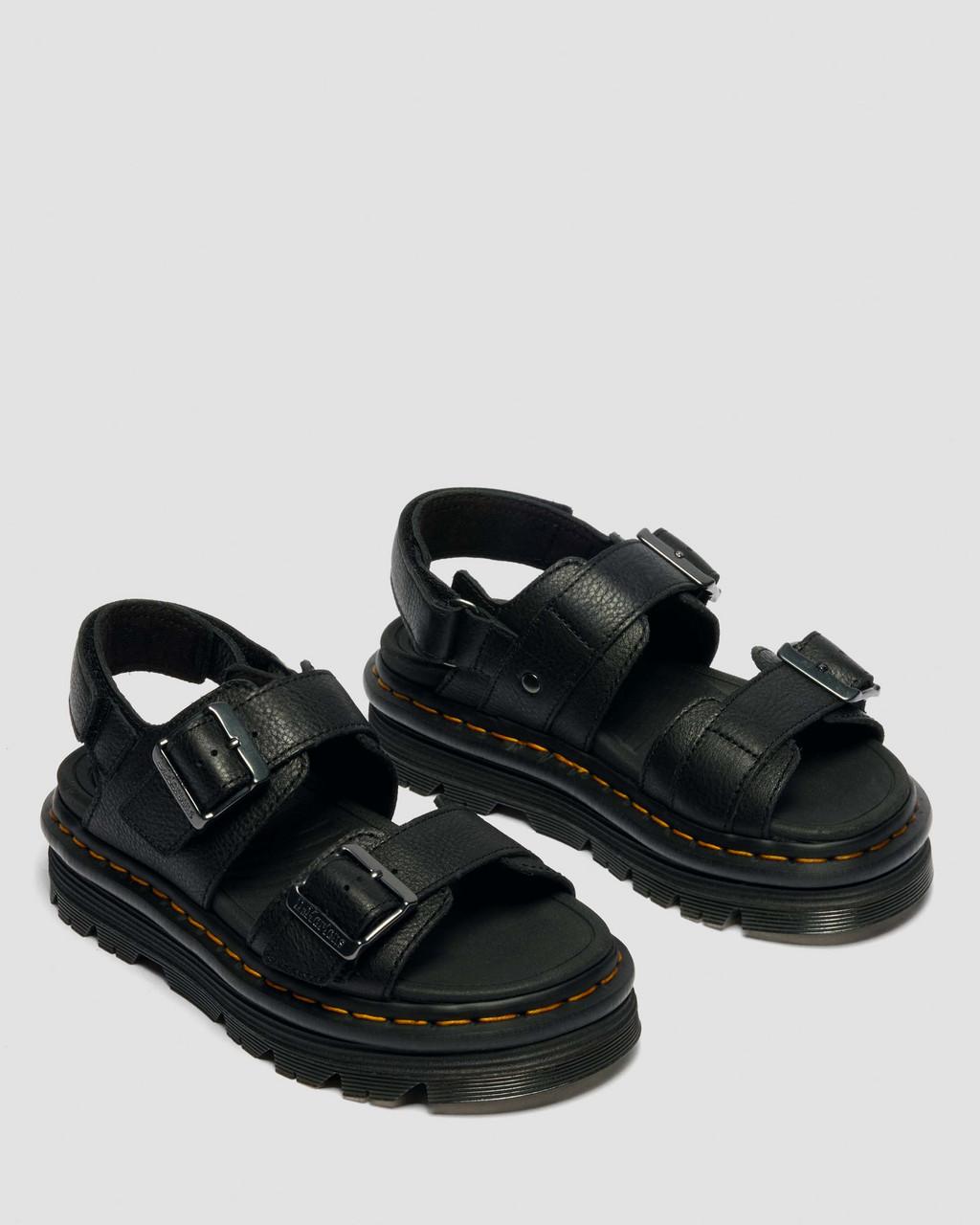 Zebzag Pisa Leather Platform Sandals