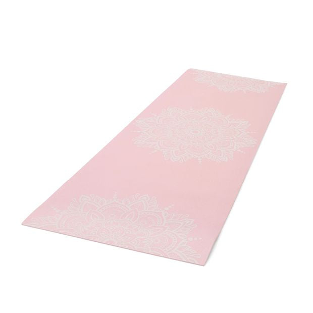 5mm Pink Yoga Mat for Exercise & Fitness