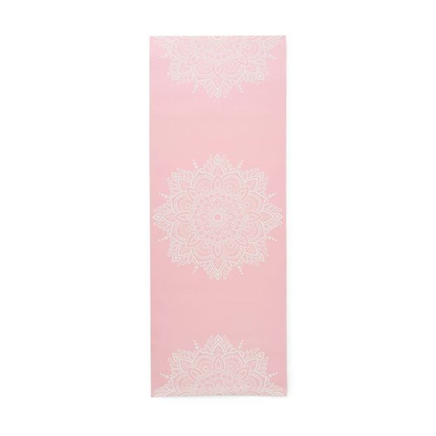 5mm Pink Yoga Mat for Exercise & Fitness