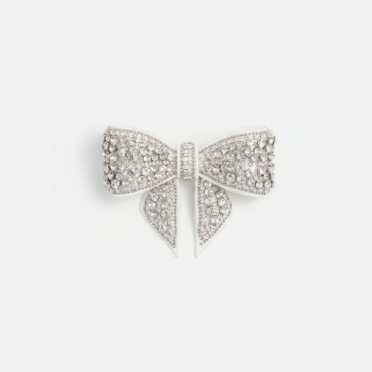 Crystal Embellished Bow Hairclip
